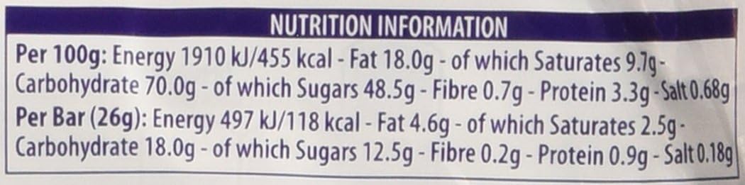 Cadbury Curly Wurly Chocolate Bar 104 g (Single Pack of 4)